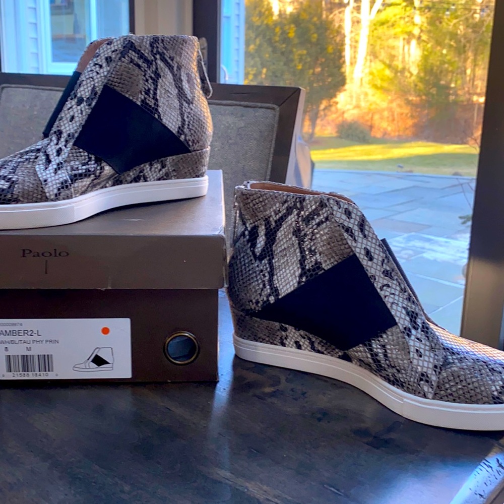 Paolo italian booties in box